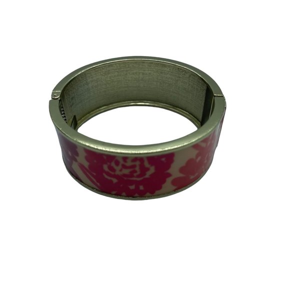 Unbranded Jewelry - Unbranded Hinged Bracelet OS Pink Red Costume Jewelry